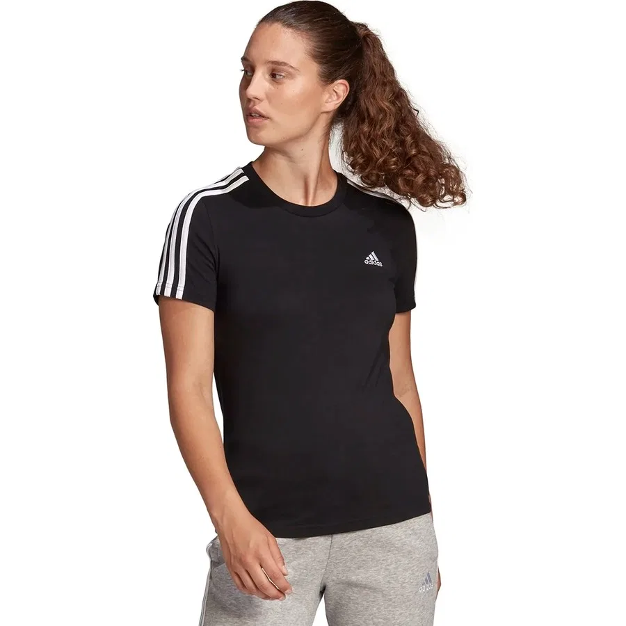 Женская футболка с принтом Sportswear adidas, Черный