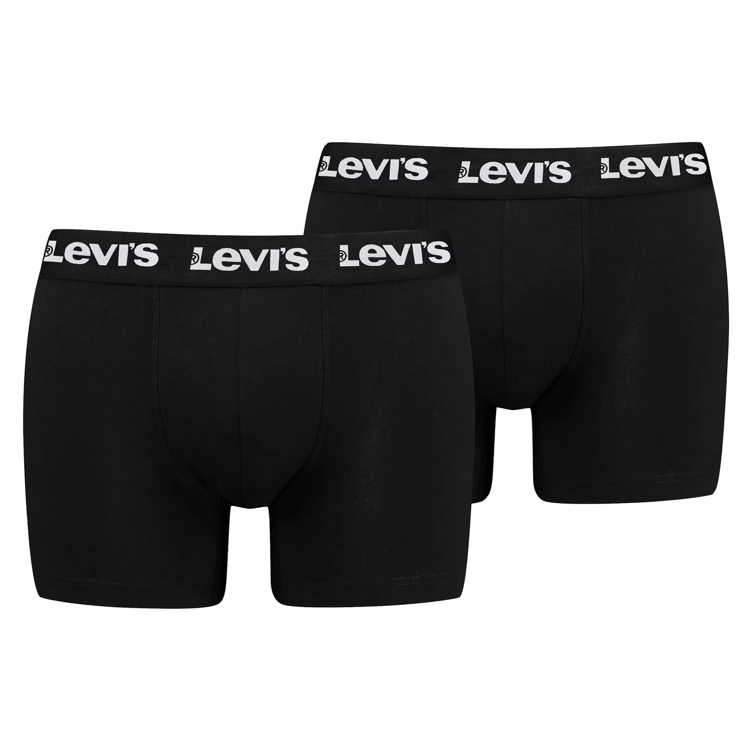 Боксеры-брифы комплект из 2 штук с логотипом Repeat Logo Levis, черный