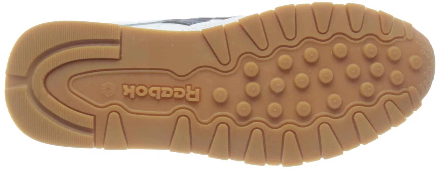 Детские кроссовки для мальчиков Reebok Classic Leather, Ftwwht Hooblu Rbkg07 — фото 2