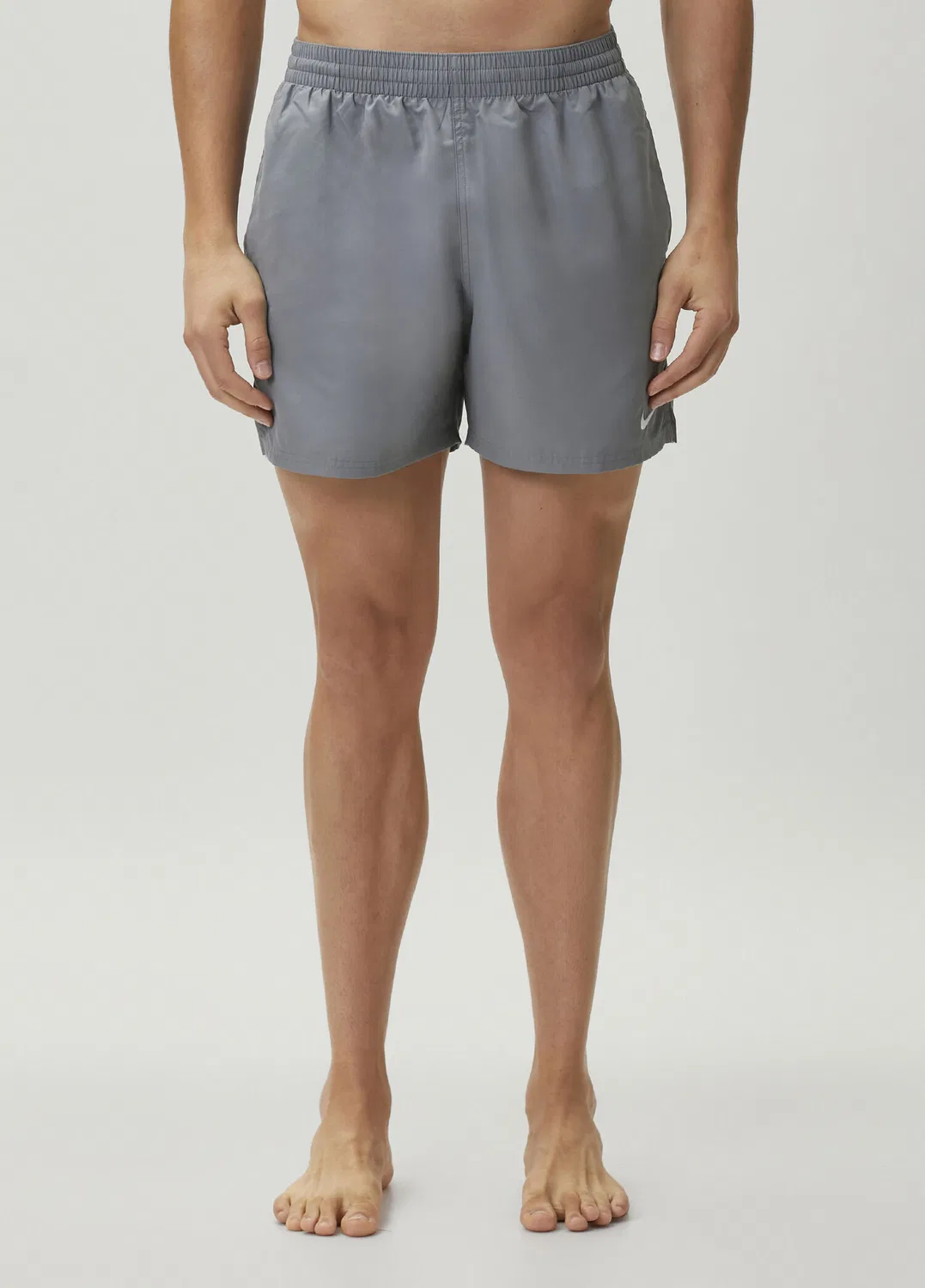Плавки Nike 5" Brief-Lined Volley, серый — фото 2