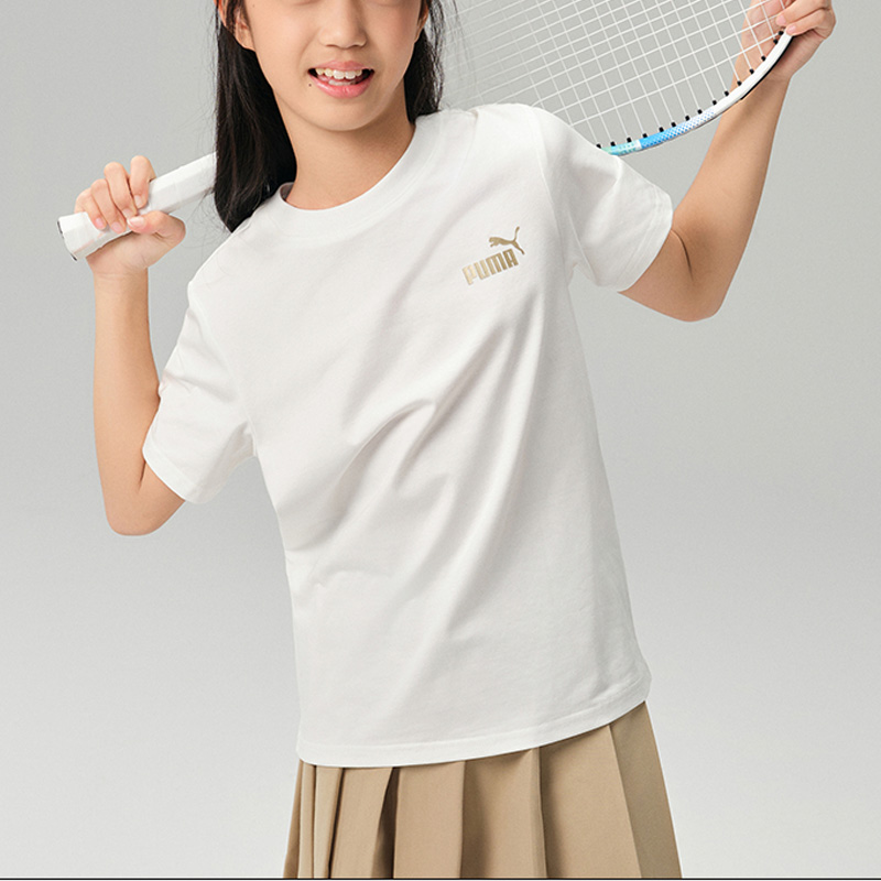 PUMA Футболка Sportstyle Series Raw White Kids' — фото 4