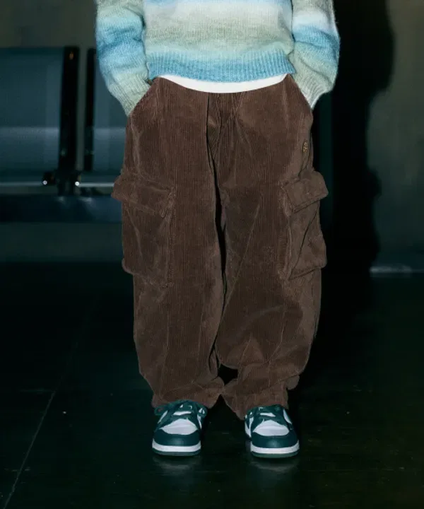 Детские вельветовые брюки, Kids corduroy pants Brownbreath Kids, коричневый