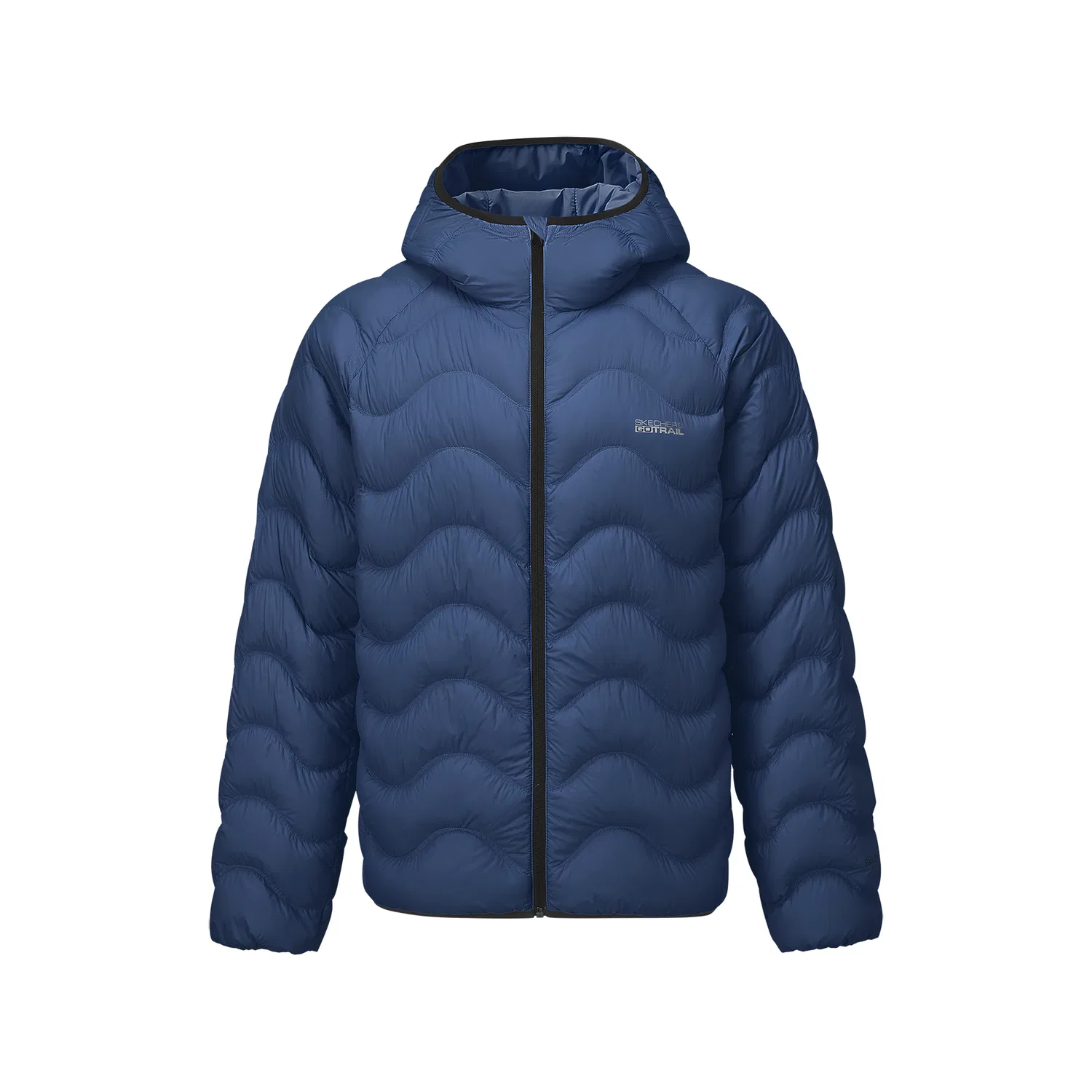 Детский пуховик с капюшоном Marine Collegiate Blue/02MZ Skechers, Marine Collegiate Blue