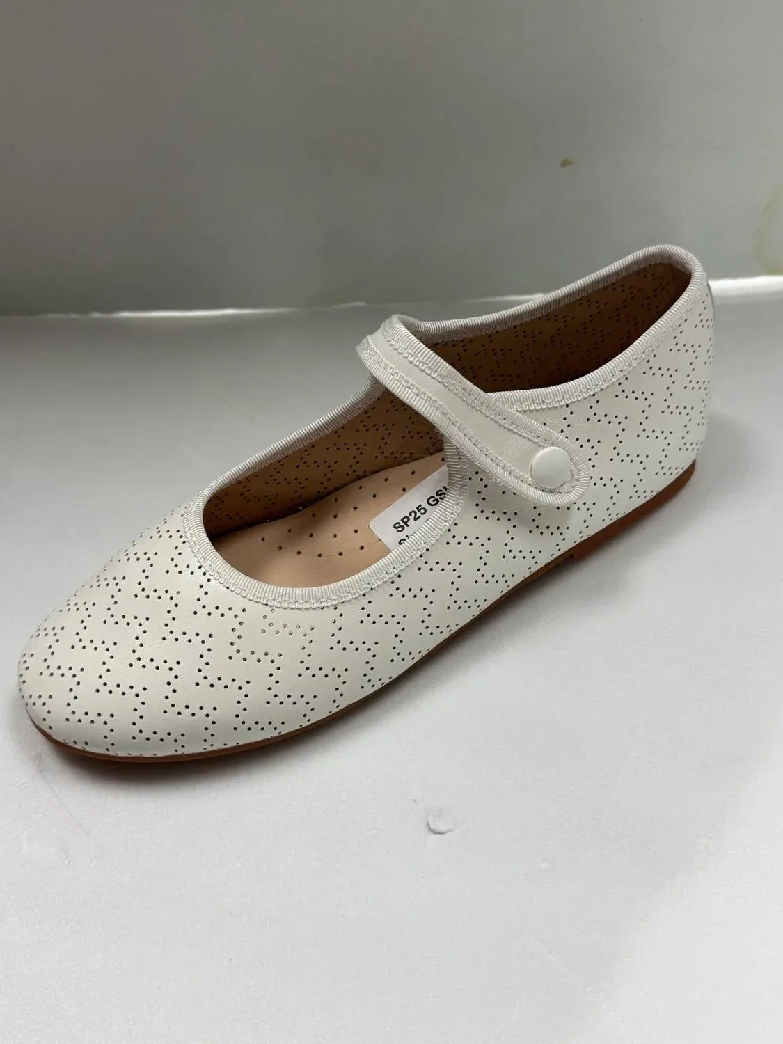 Детские туфли Мэри Джейн с вырезами Camila 1936, Ivory Leather