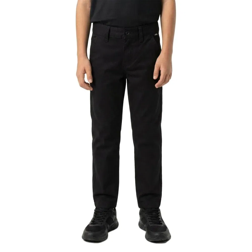 Детские брюки для девочек свободного кроя Vans Authentic Chino Loose, Black