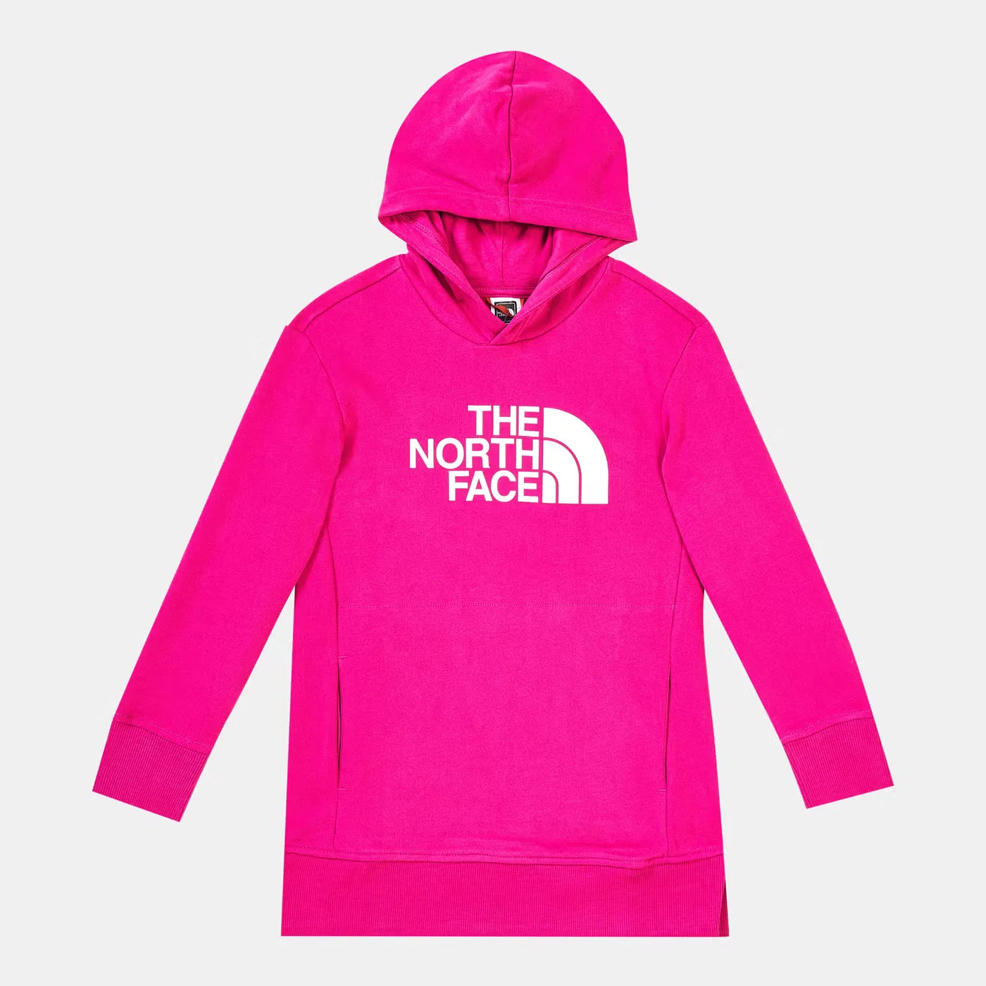 Худи детское с принтом на груди, The North Face, розовый
