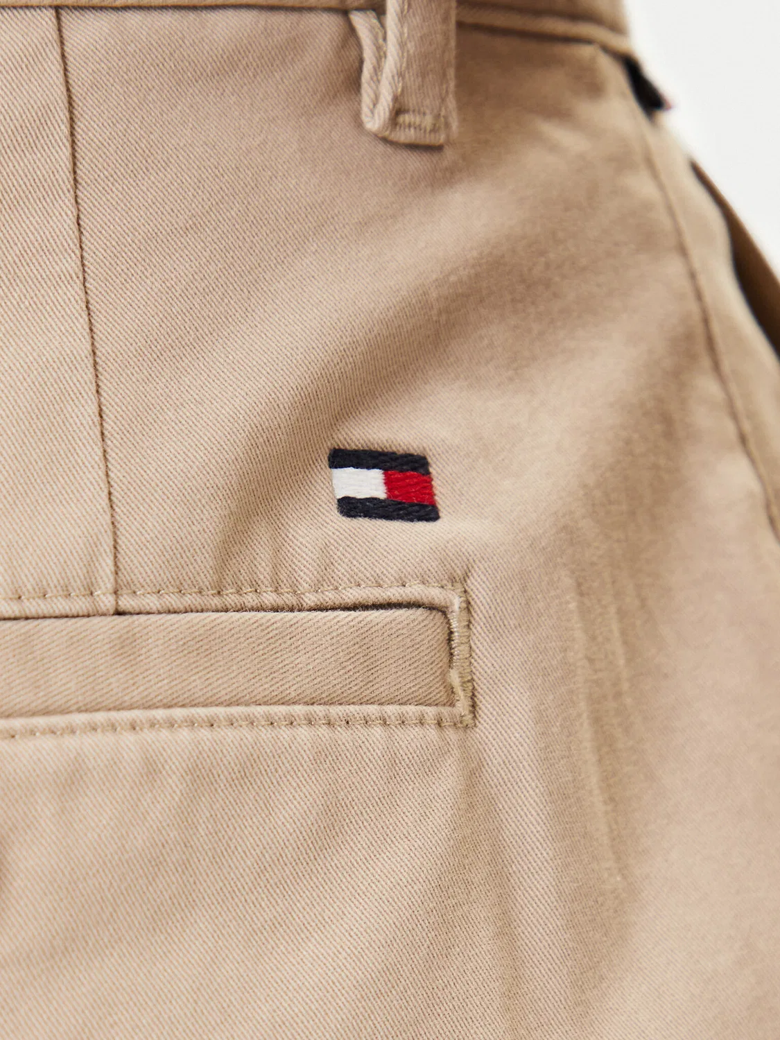 Мужские чиносы стандартного кроя Core Denton Tommy Hilfiger, бежевый — фото 4