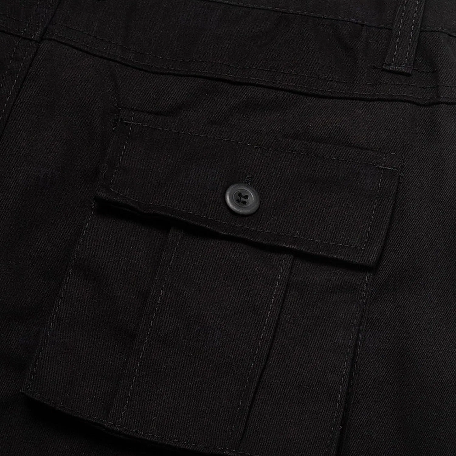 Мужские карго-брюки из рипстоп-хлопка, Military Pant, чёрный — фото 3