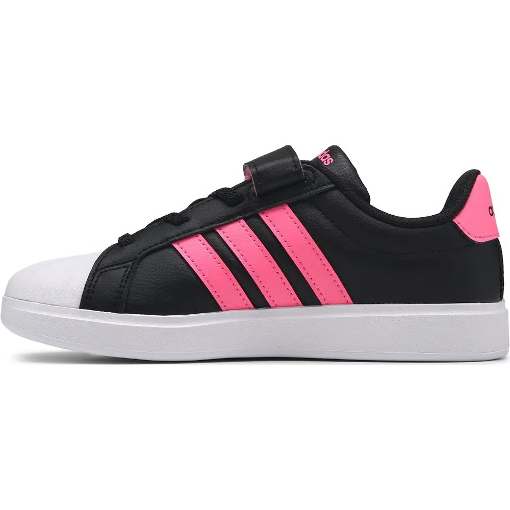 Детские кроссовки Streettalk Adidas, Black/Pink — фото 3