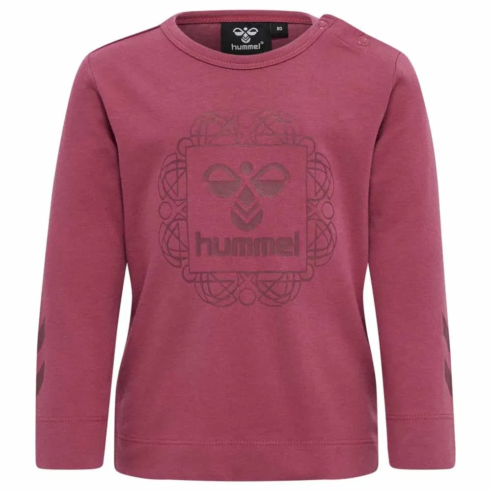 Детская футболка с длинным рукавом Helga Hummel, Pink