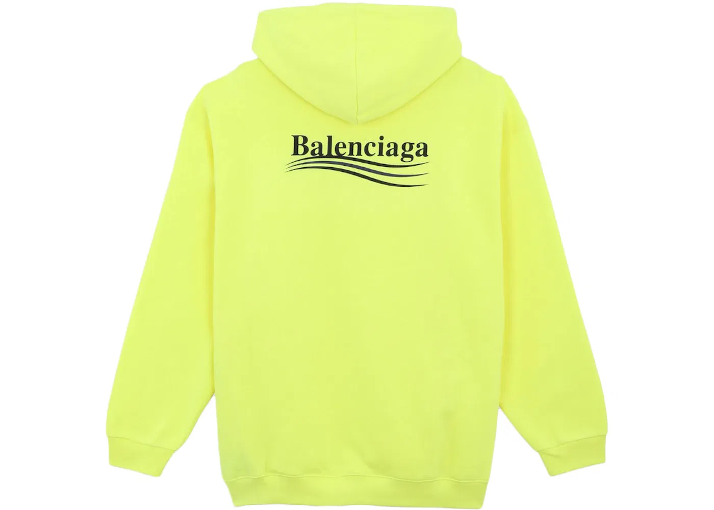 Мужская худи с принтом Campaign Logo Balenciaga, Green — фото 2