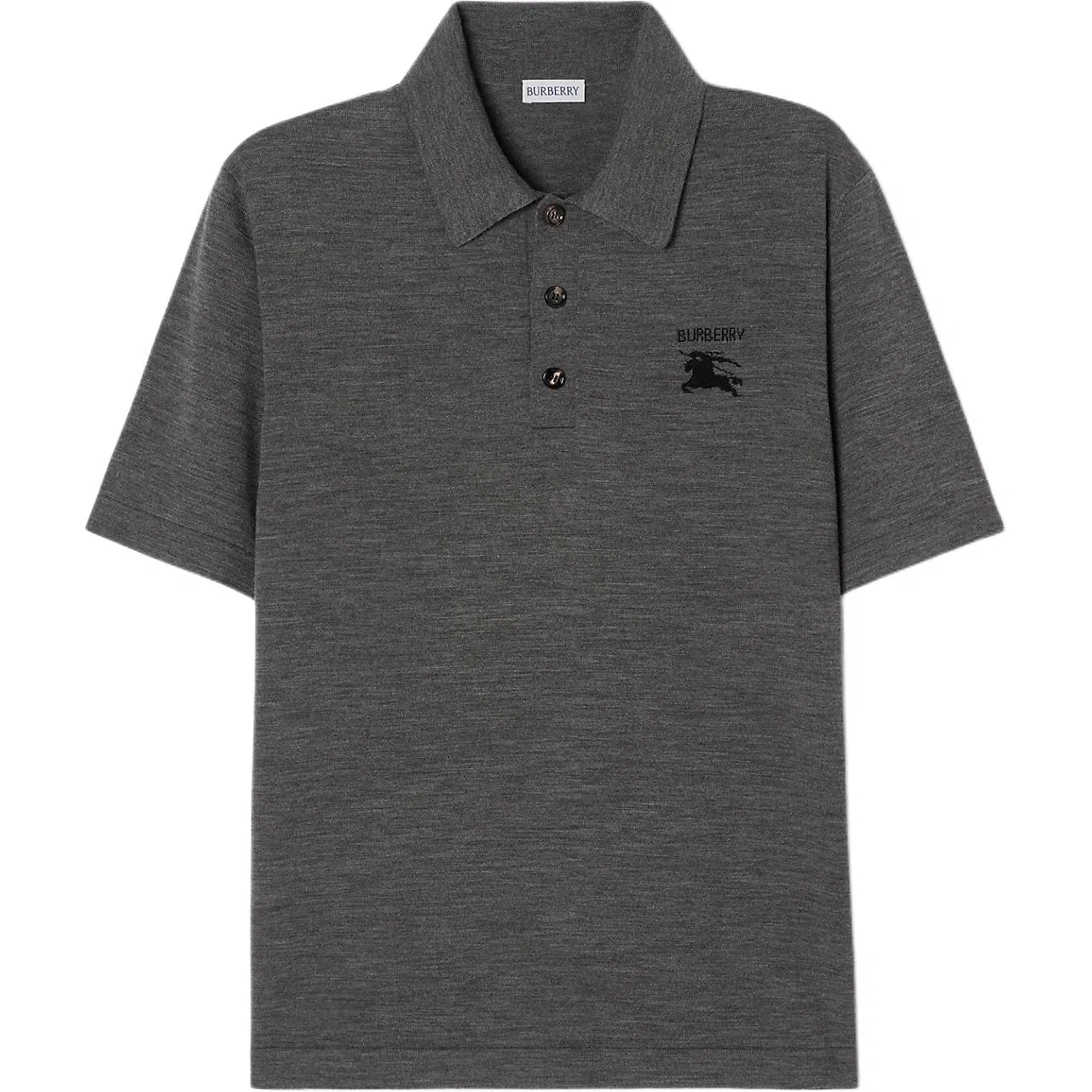 Мужской свитер с поло воротником Burberry, Gray