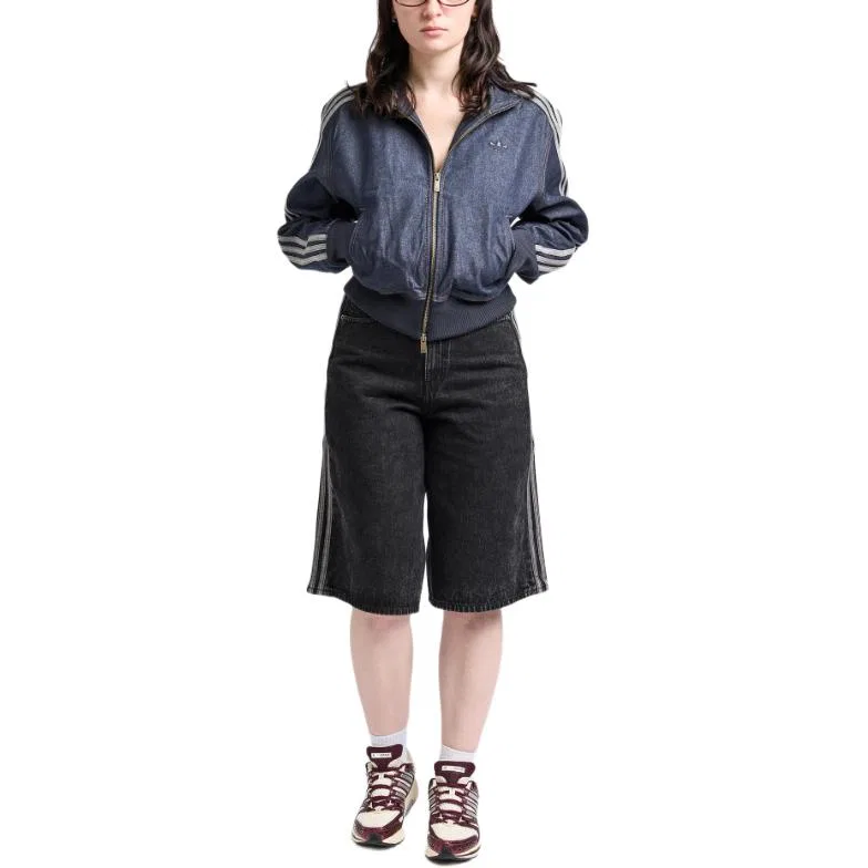 Женская джинсовая куртка Adidas Originals Firebird, Indigo — фото 3