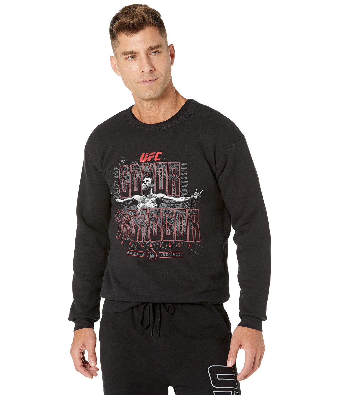 

Пуловер UFC, Conor McGregor Arms Out Crew, Черный, Пуловер UFC, Conor McGregor Arms Out Crew