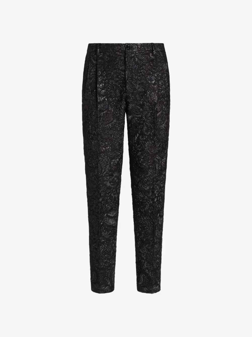 Парчовые брюки DOLCE & GABBANA, черный