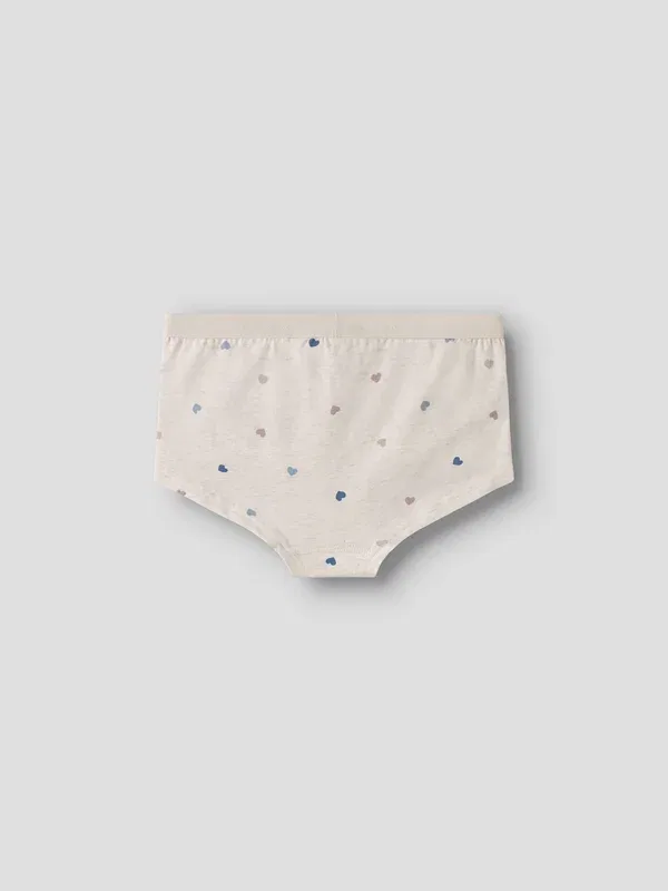 Трусы дышащие Hipster 3 pack, Name It, peyote melange/pink/blue, синий/розовый — фото 2