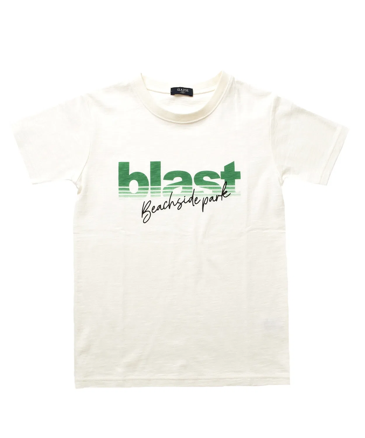 Детская футболка с принтом Sunset Slub T-Shirt GLAZOS, White — фото 3