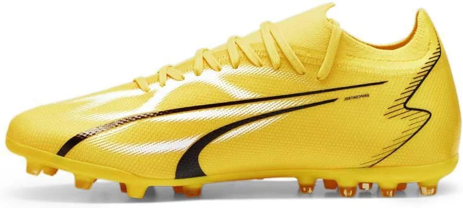 Спортивные кроссовки PUMA Ultra Match MG унисекс, 2-Yellow Black Yellow Blaze Puma White Puma Black — фото 4