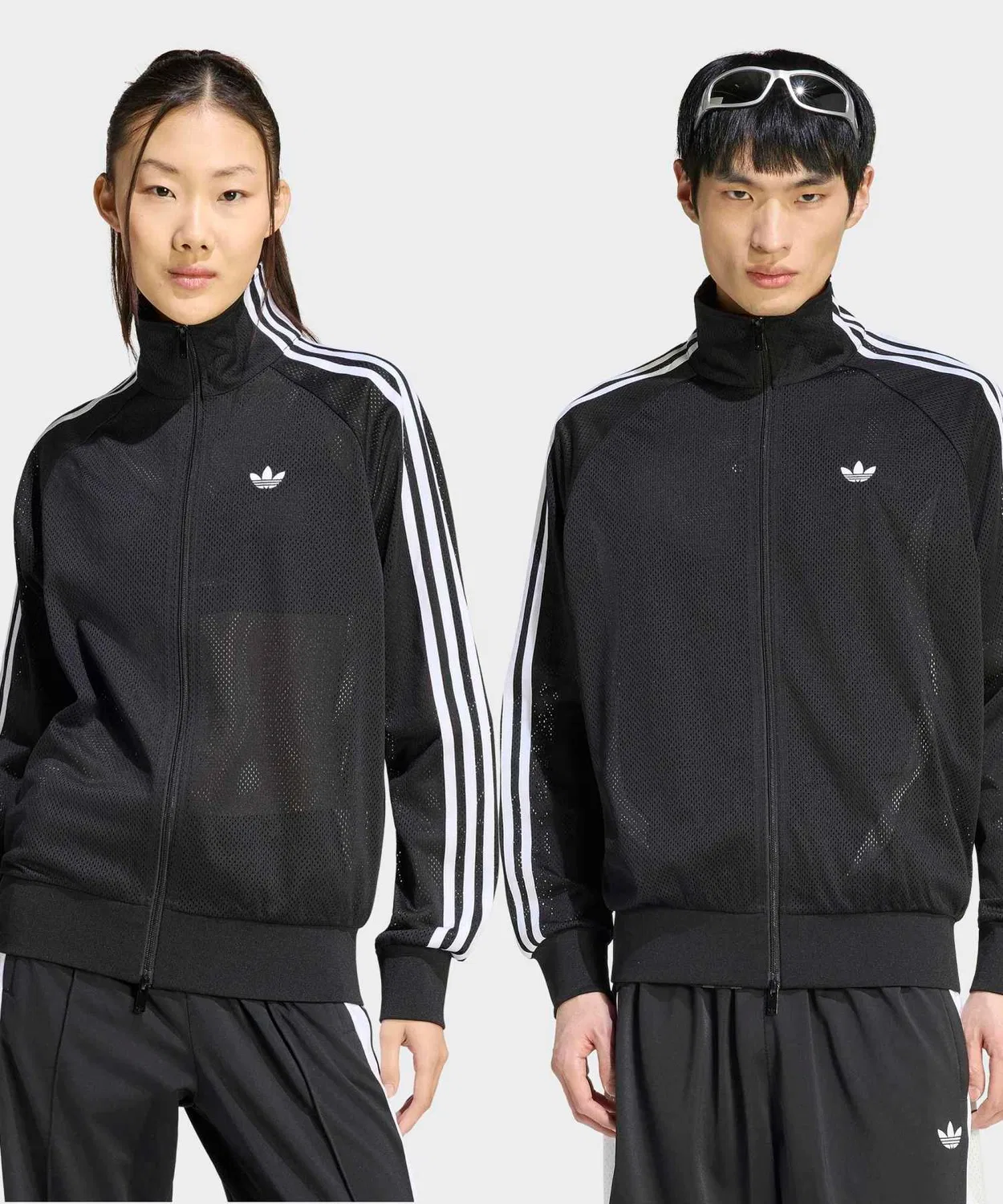 Женский трикотажный лонгслив с принтом Adidas Originals, Черный