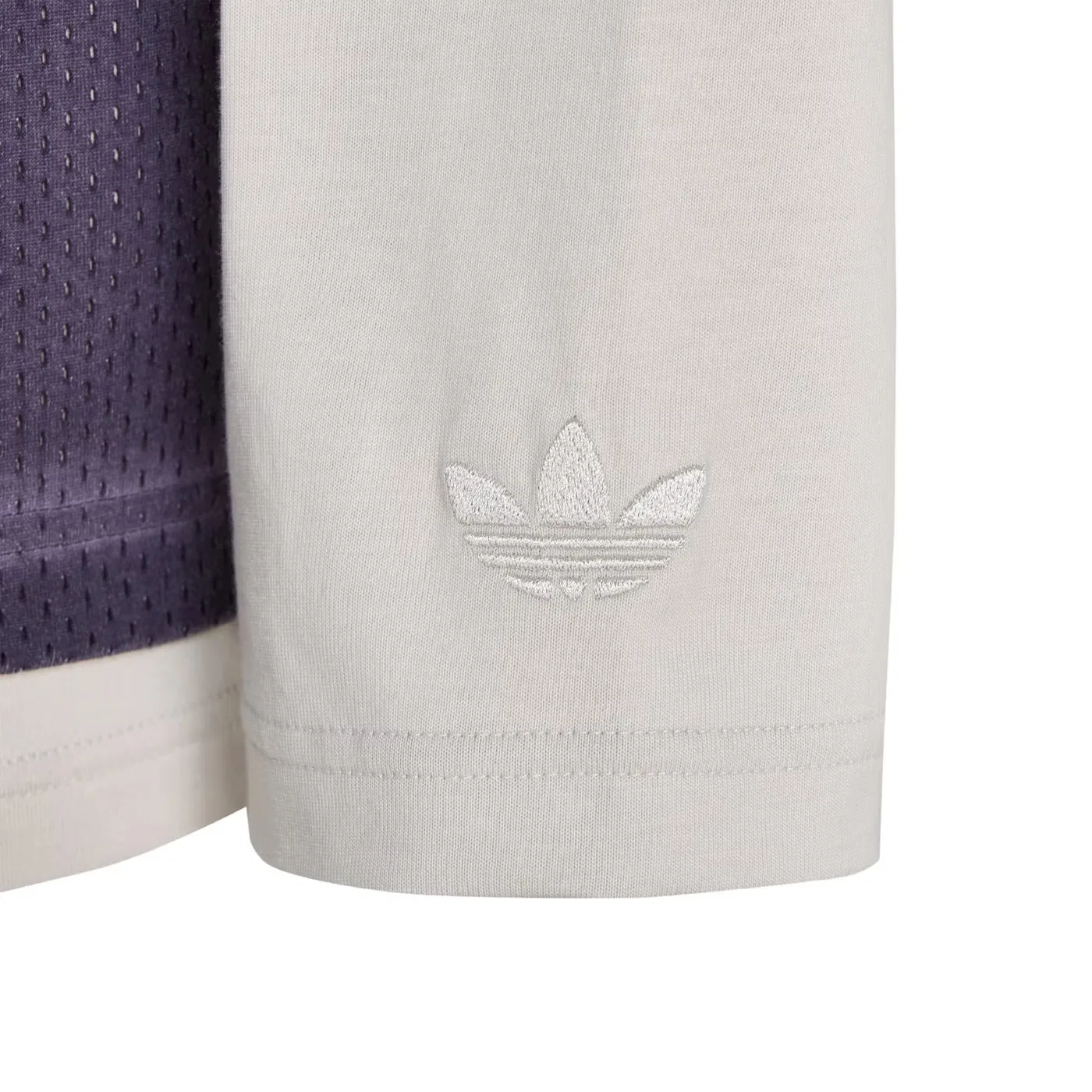 Футболка с длинным рукавом 2 в 1 Street m 2in1 t-shirt ls Adidas, фиолетовый — фото 3