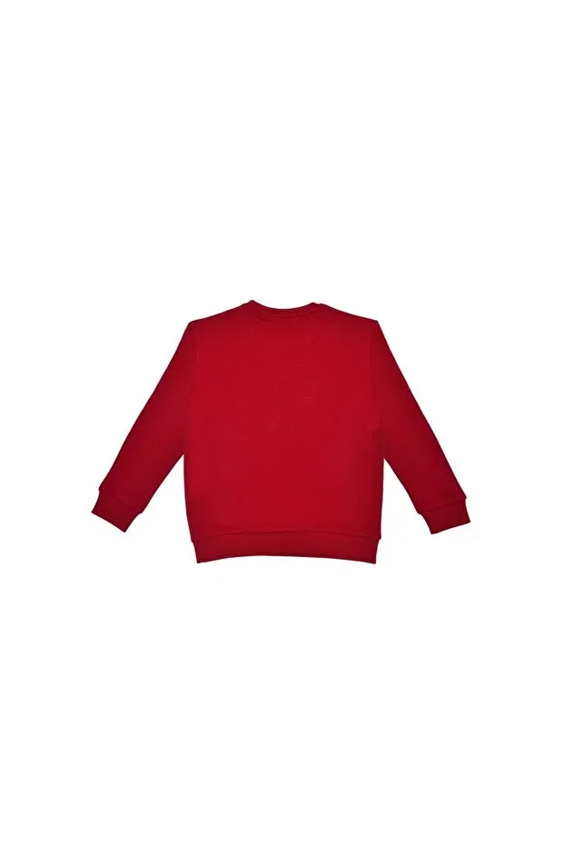 Детские свитшот для мальчиков с принтом Benetton, Red United Colors Of Benetton — фото 3