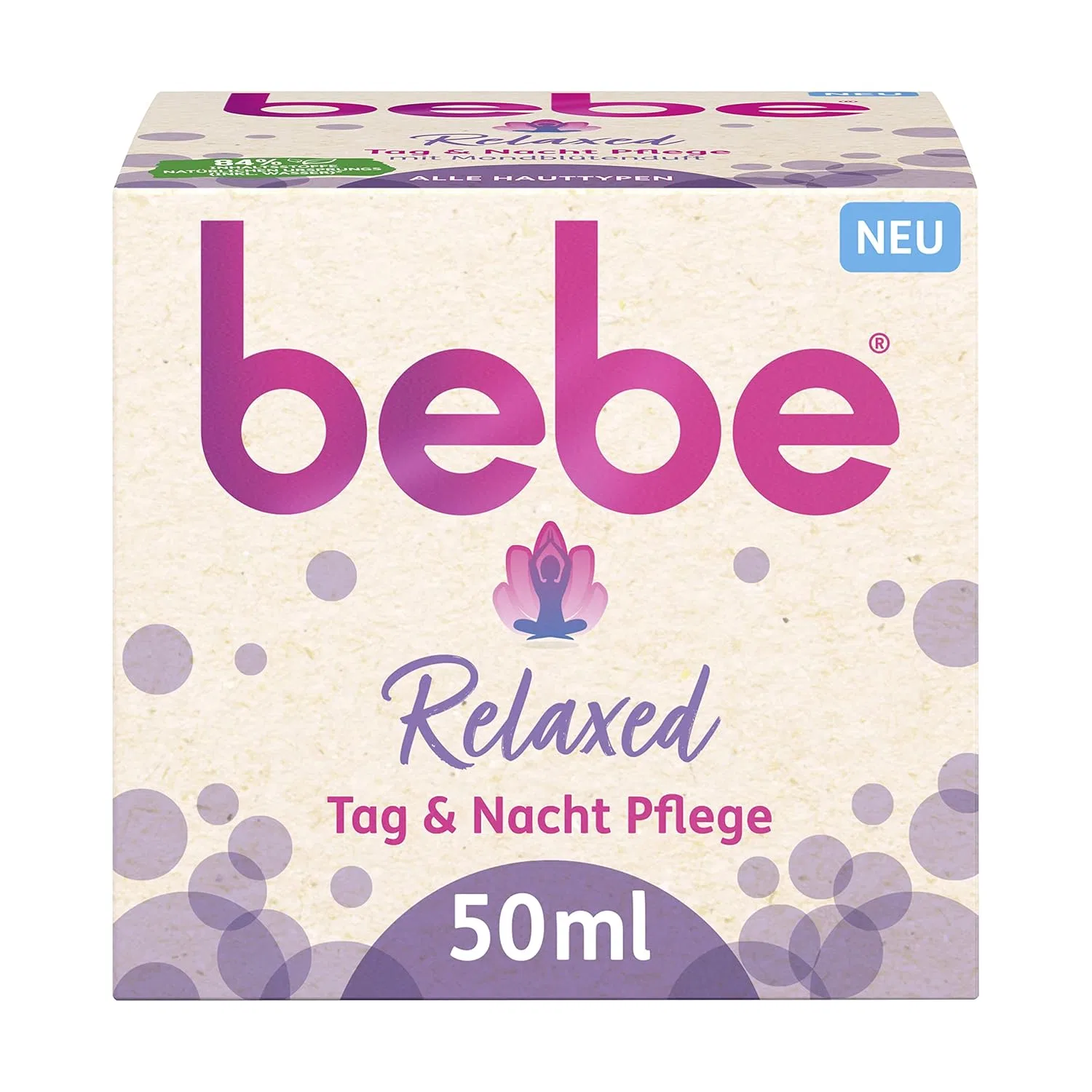 Крем для лица Bebe Relaxed Day & Night Care, 50 мл, Moon Blossom and Vanilla