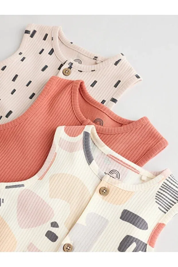 Детский комбинезон-комплект с принтом Next Baby, Multicolor — фото 4