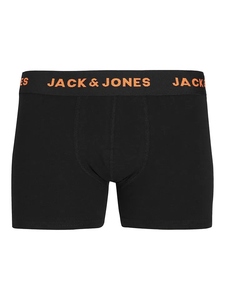 Комплект трусов-боксеров 7 штук, черный Jack & Jones Junior — фото 4