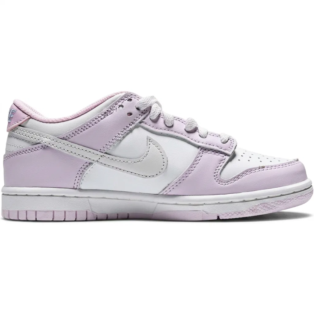 Кроссовки для скейтбординга Dunk Kids, Nike, White Purple — фото 3