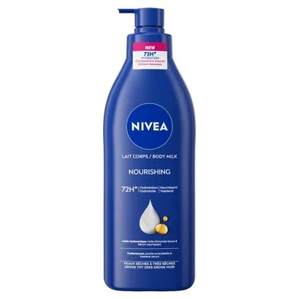 Молочко для тела увлажняющее Nivea Body Milk Caring Pump