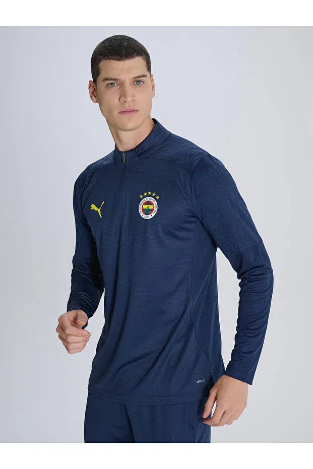 Детские свитшот для девочек с длинным рукавом Fenerbahçe, Navy Blue — фото 4