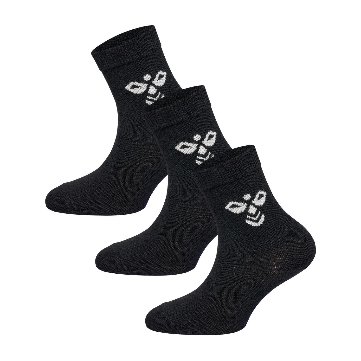 Детские носки с длинным голенищем SUTTON 3-PACK SOCK Hummel, Schwarz Schwarz Schwarz