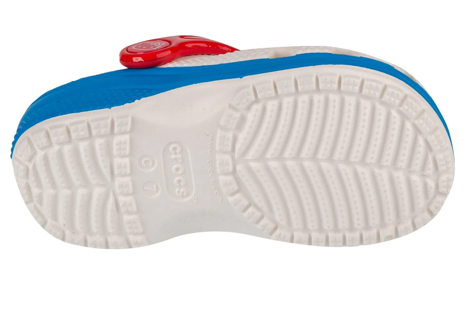 Детские шлепанцы Classic Hello Kitty Iam Clog T Crocs, Weiss Blau — фото 4