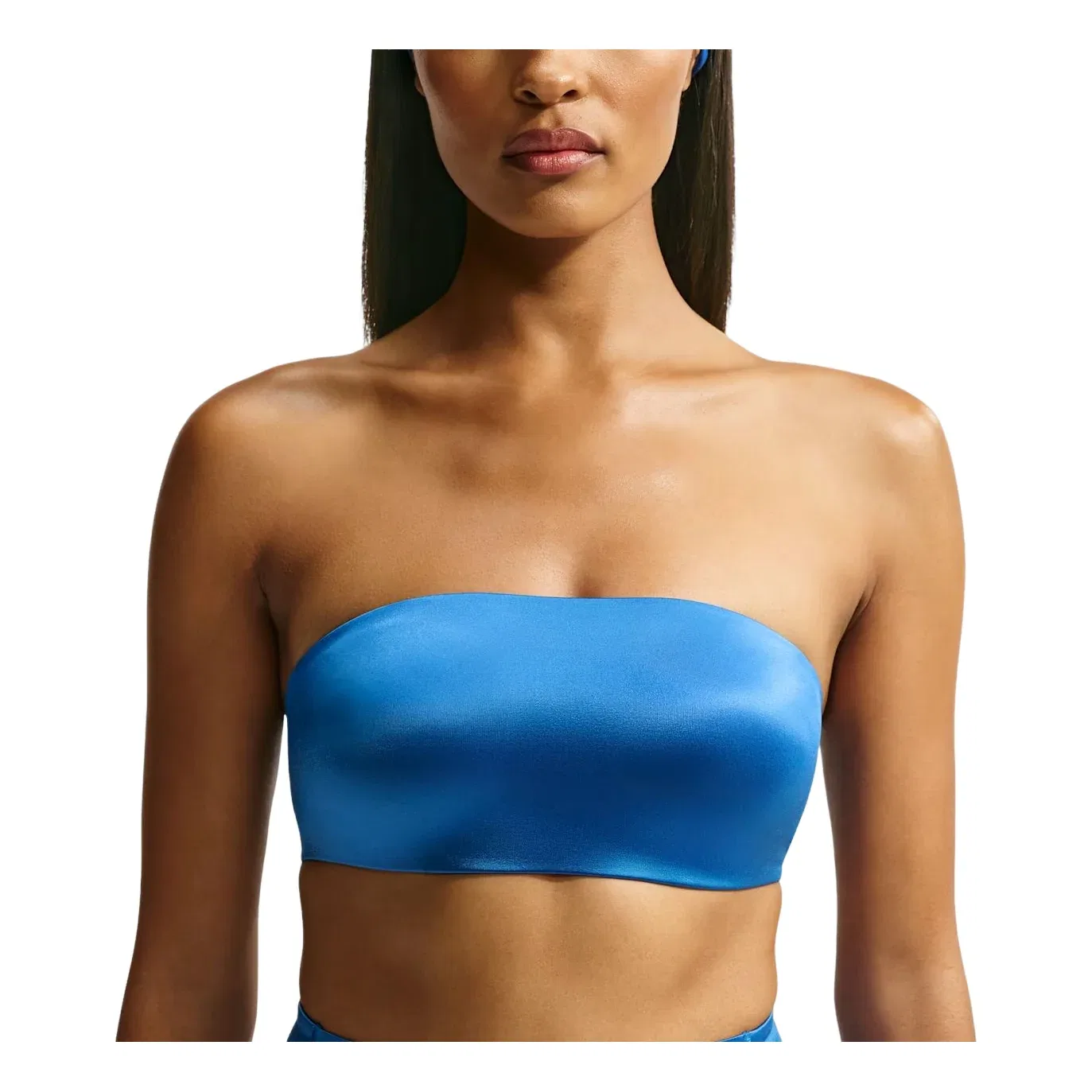Бюстгальтер SKIMS Satin Shine Convertible Bandeau Bra 'Cobalt' Nike, Cobalt