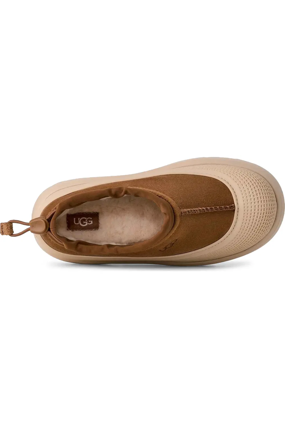 Детские тапочки мокасины водонепроницаемые Tasman UGG, Chestnut/Whitecap — фото 3