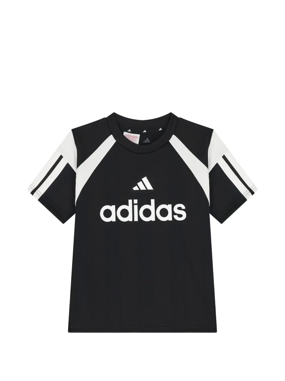 Футболка с логотипом Adidas Kids, черный