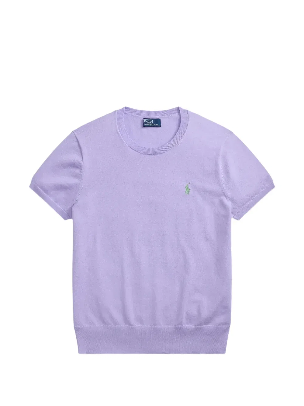 Свитер с короткими рукавами Polo Ralph Lauren, фиолетовый