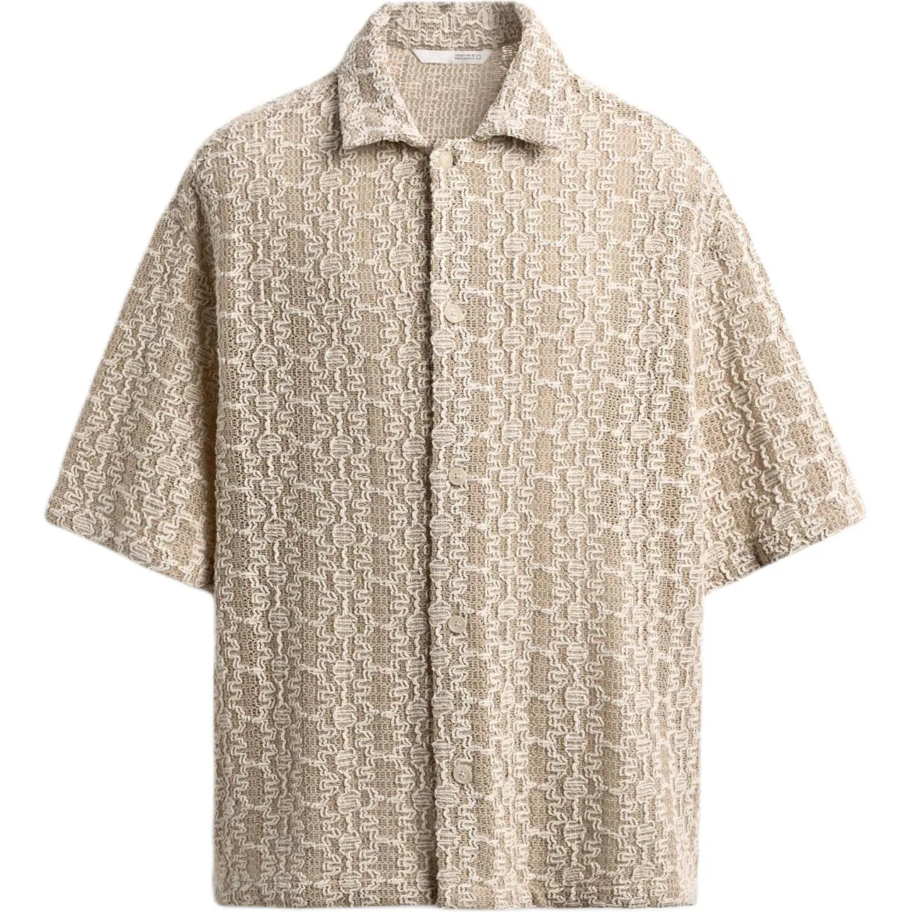Детская рубашка с отложным воротником Tan ZARA, Tan
