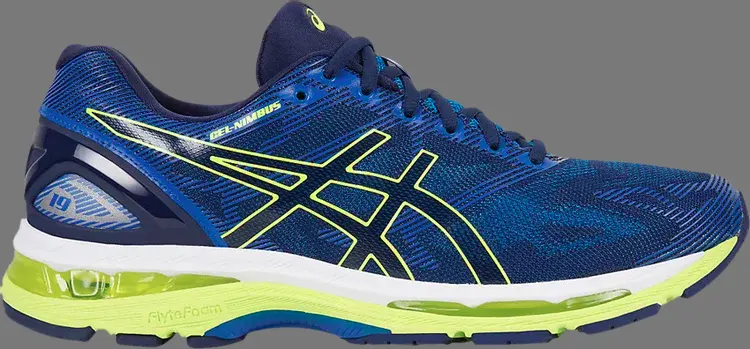 

Лимитированные кроссовки gel nimbus 19 'indigo blue' Asics, синий