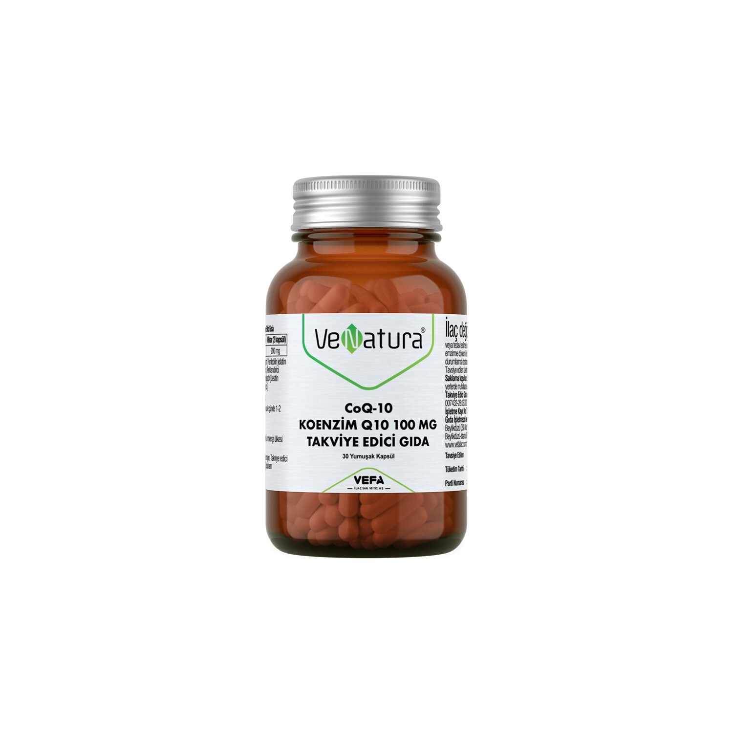 

Коэнзим Q10 Venatura, 100 мг, 30 капсул
