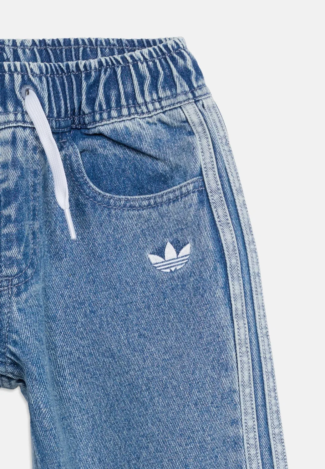 Детские штаны Care Bears - джинсы свободного кроя Adidas Originals, Light Denim — фото 4