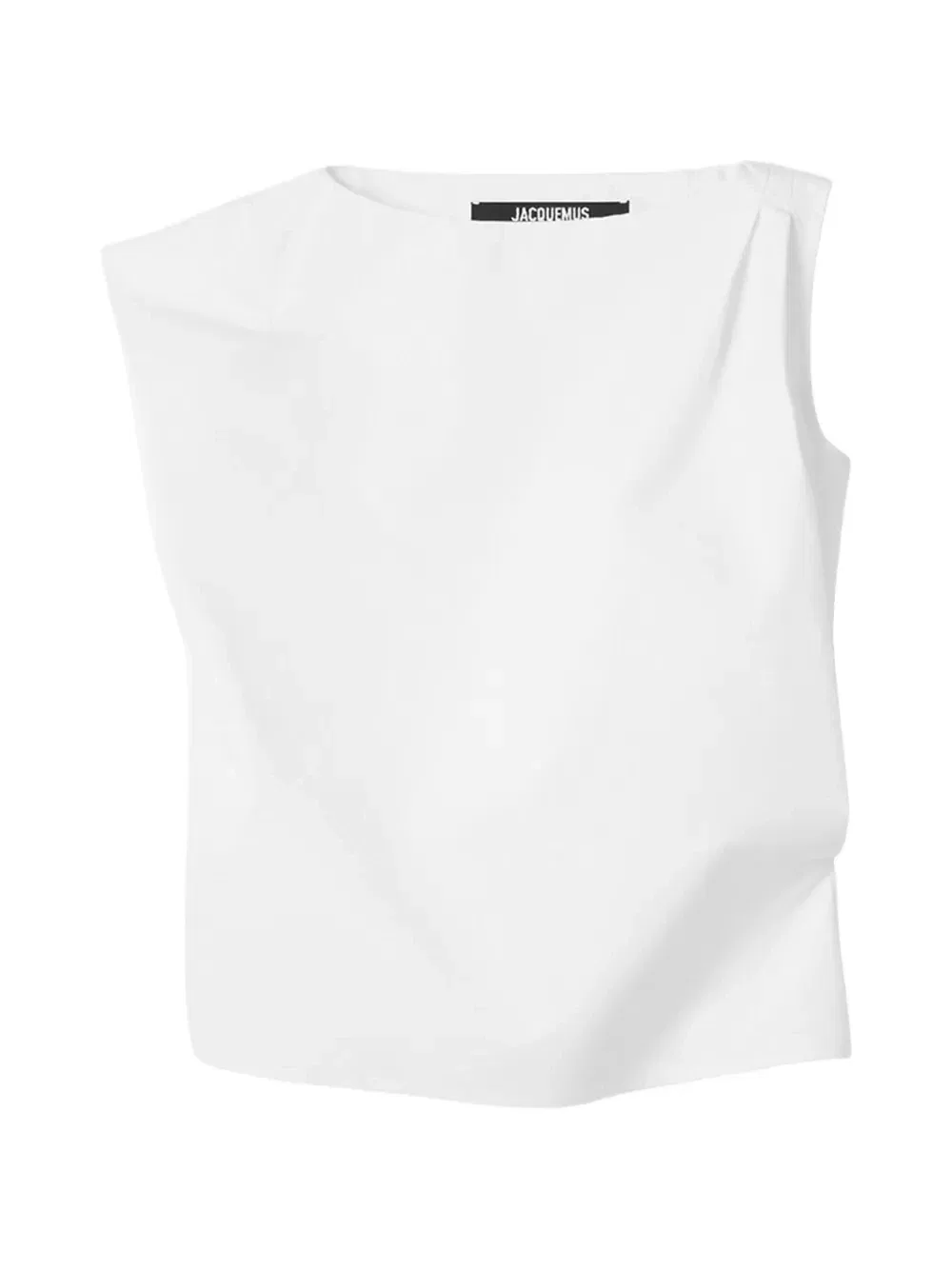 Асимметричный топ без рукавов 'Le Drap' Jacquemus, белый
