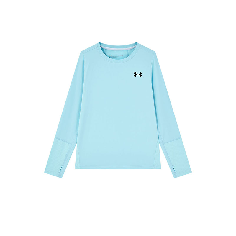 Футболка для тренировок подростковая Under Armour, серо-фиолетовый — фото 4