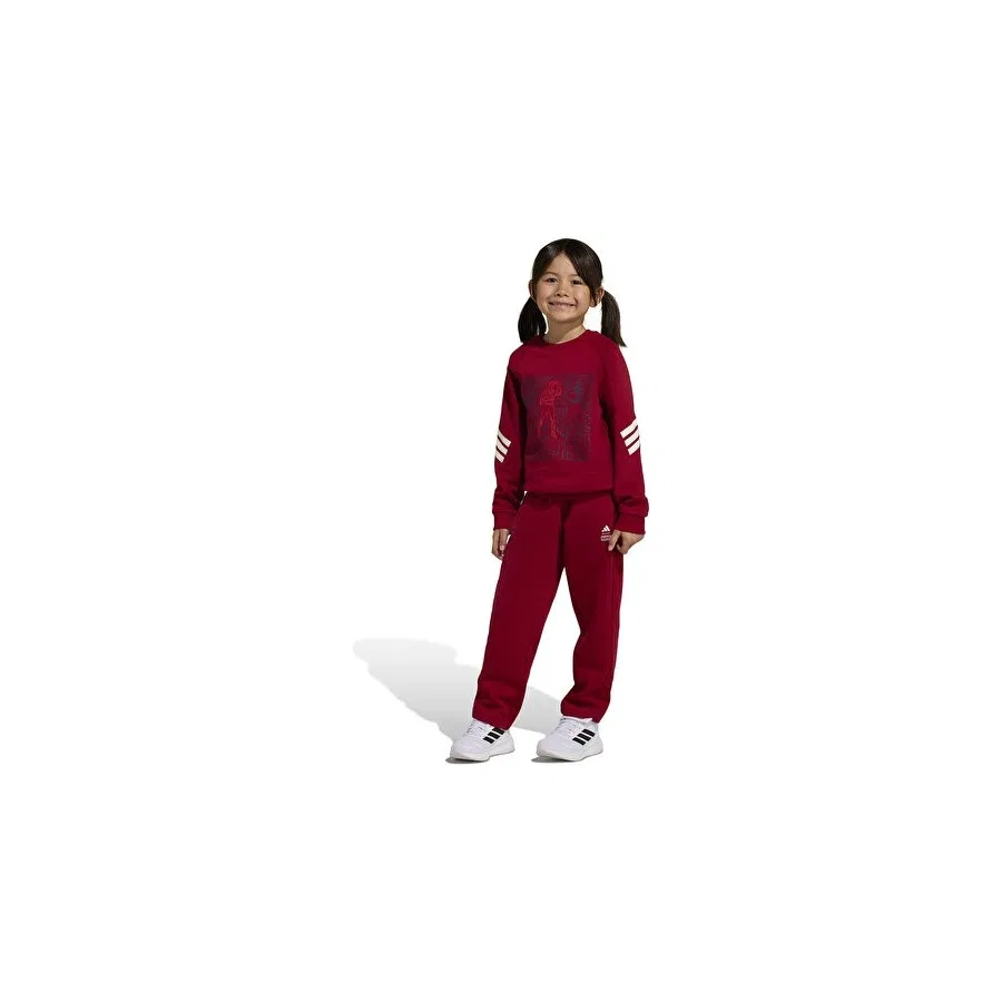 Детский спортивный костюм с принтом Marvel Lk Marvel Sm Jog adidas, Красный — фото 4