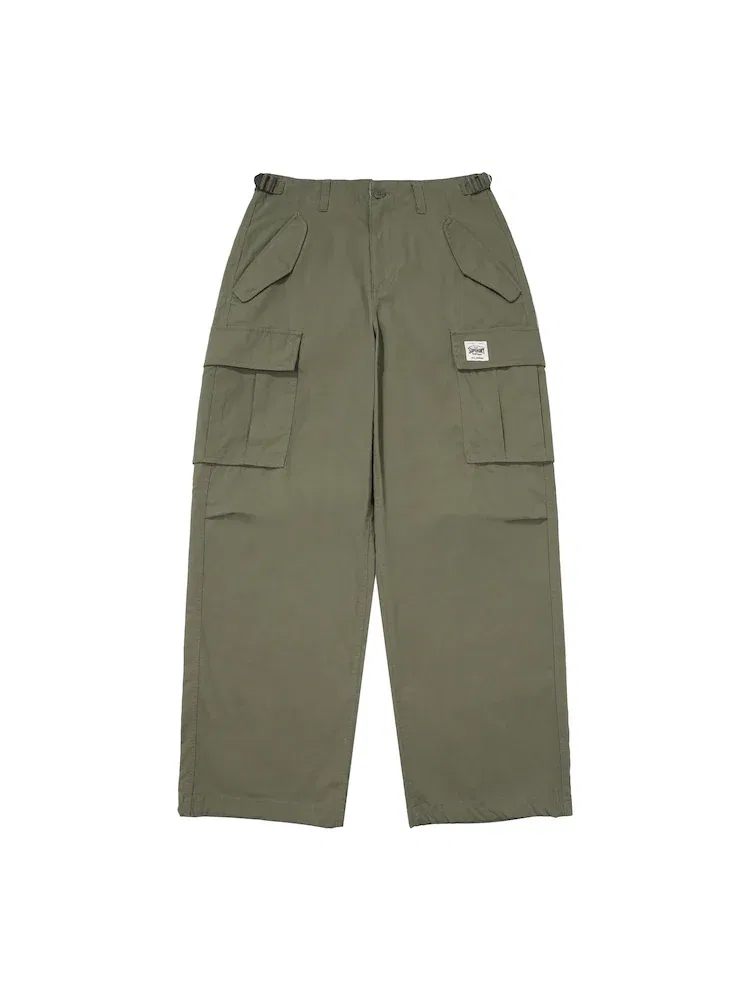 Широкие брюки из хлопка W SUPERDRY, Khaki