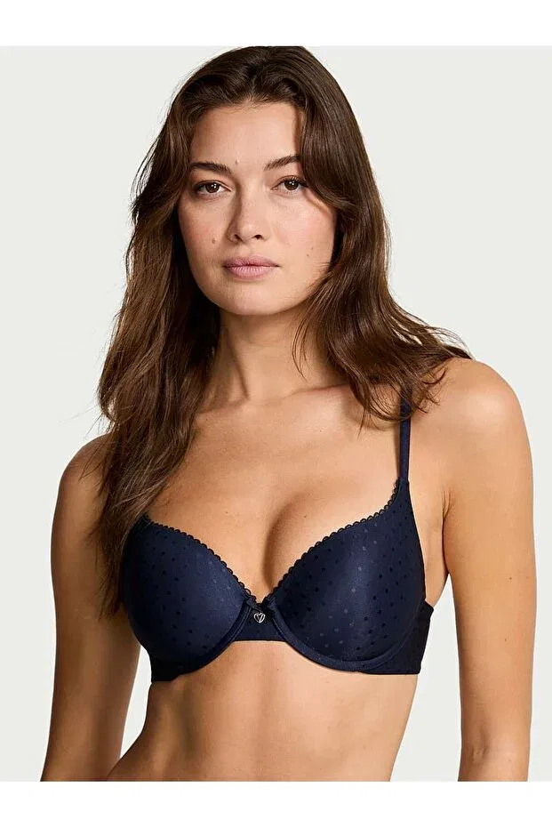 Женский бюстгальтер пуш-ап Perfect shape Victoria'S Secret, Light Navy Blue