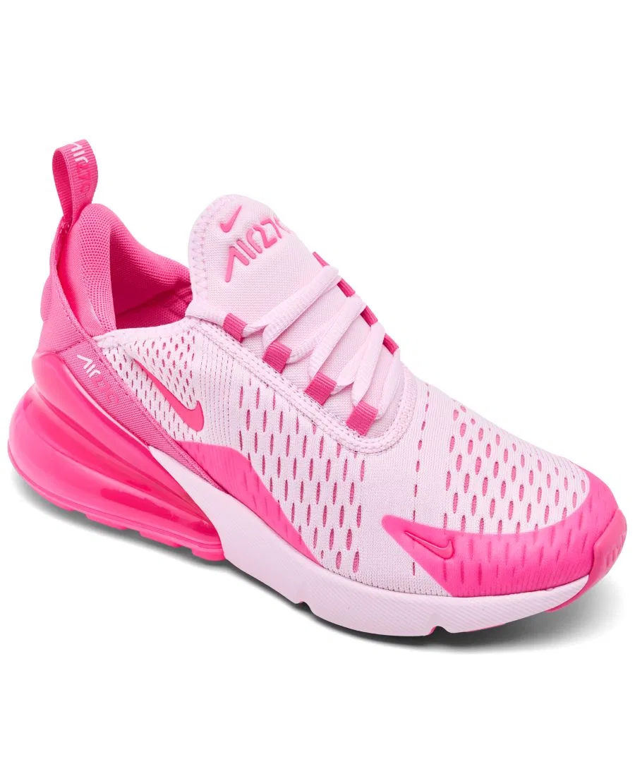 Кроссовки Nike Air Max 270 с длинным язычком, Pink Foam Pinksicle