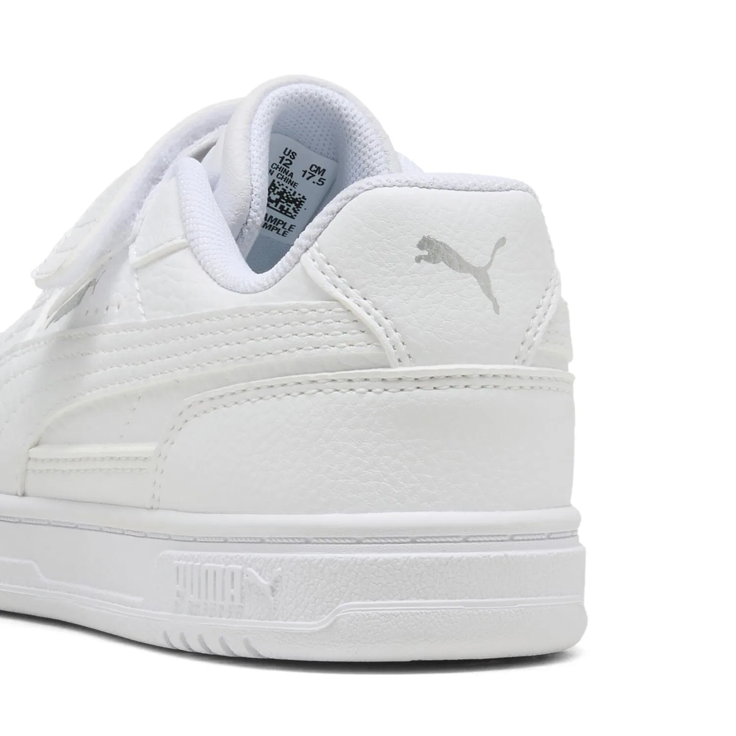 Детские кроссовки для мальчиков с закрытием на липучке PUMA Caven Iii Ac+ Ps PUMA White PUMA Silver — фото 2