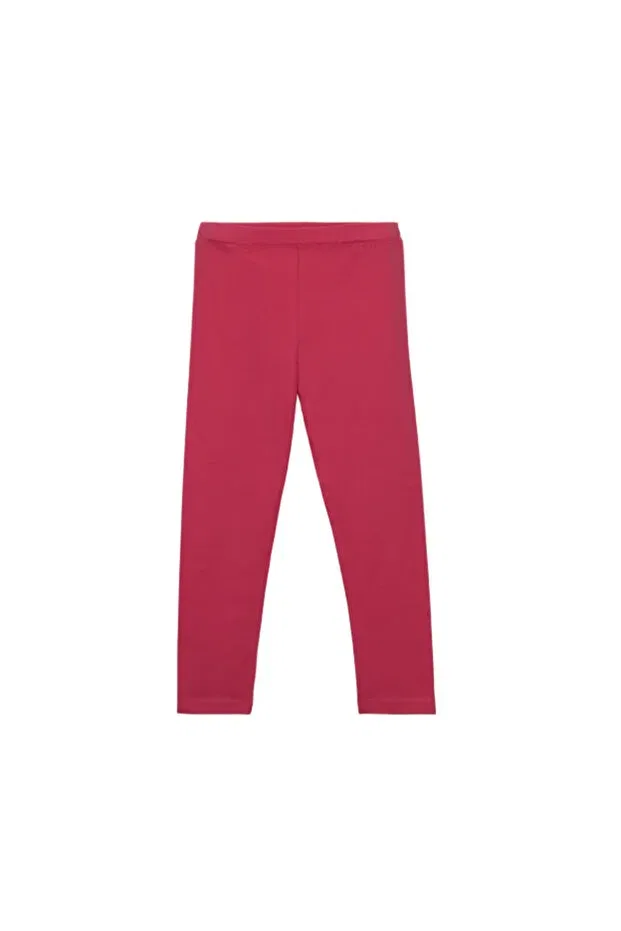 Детские леггинсы для девочек хлопковые Lovetti, Raspberry — фото 3