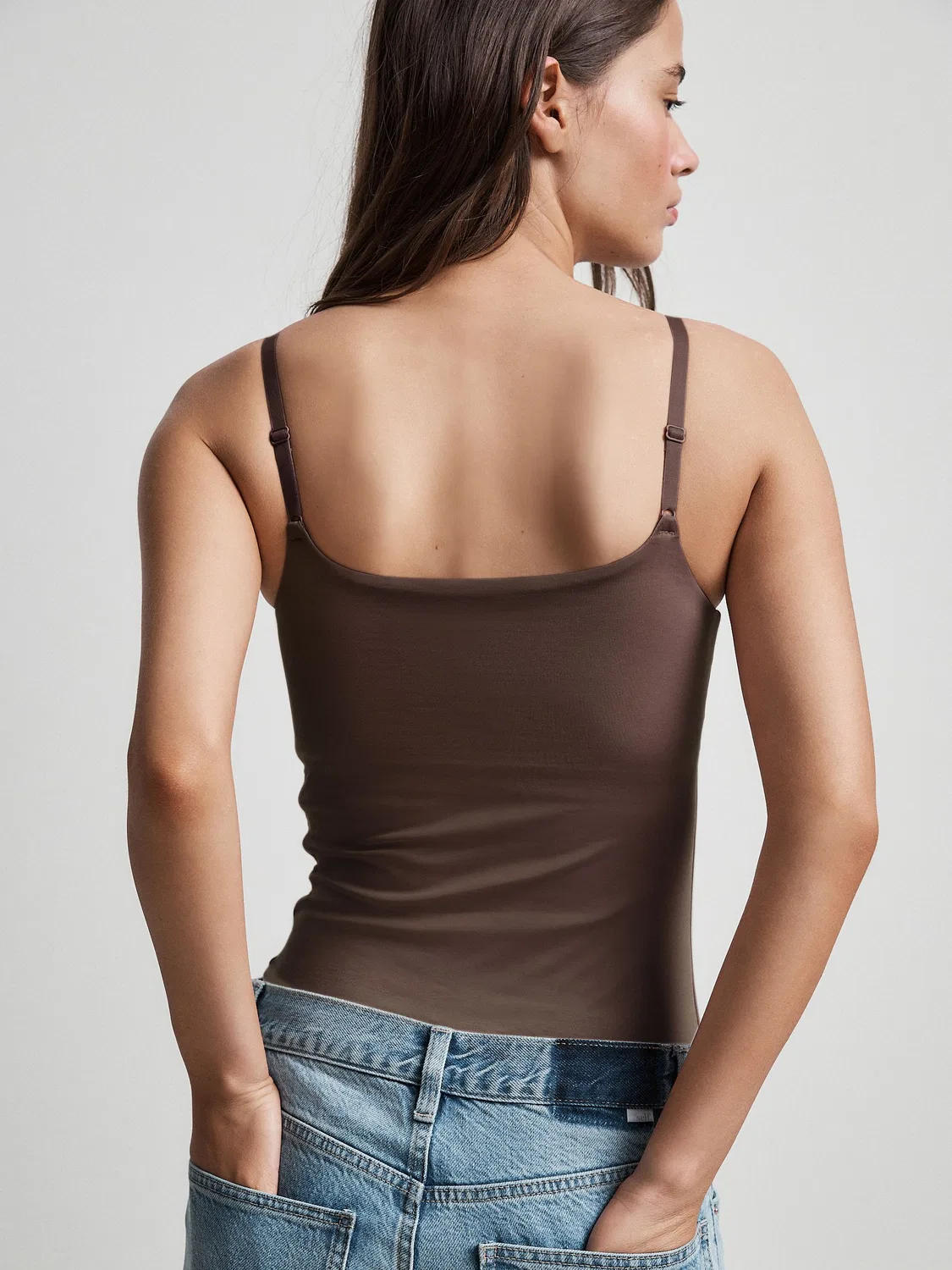 Топ-бра Mocha Brown Hidden Support Micro Cami Bra Top Next, Mocha Brown — фото 2
